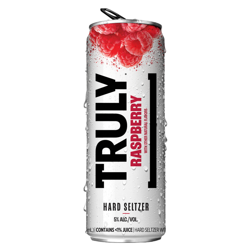 TRULY Raspberry Hard Seltzer Single 12oz Can 5.0% ABV