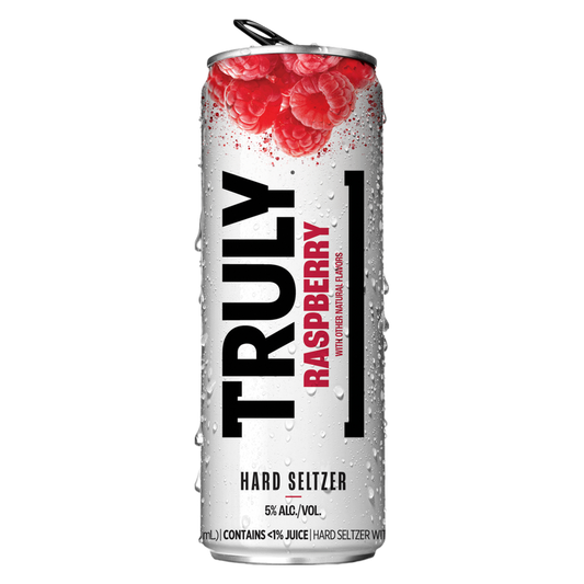 TRULY Raspberry Hard Seltzer Single 12oz Can 5.0% ABV