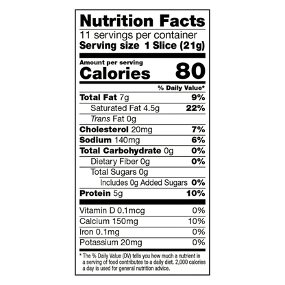 Sargento Natural Sharp Cheddar Cheese Slices - 11ct/8oz
