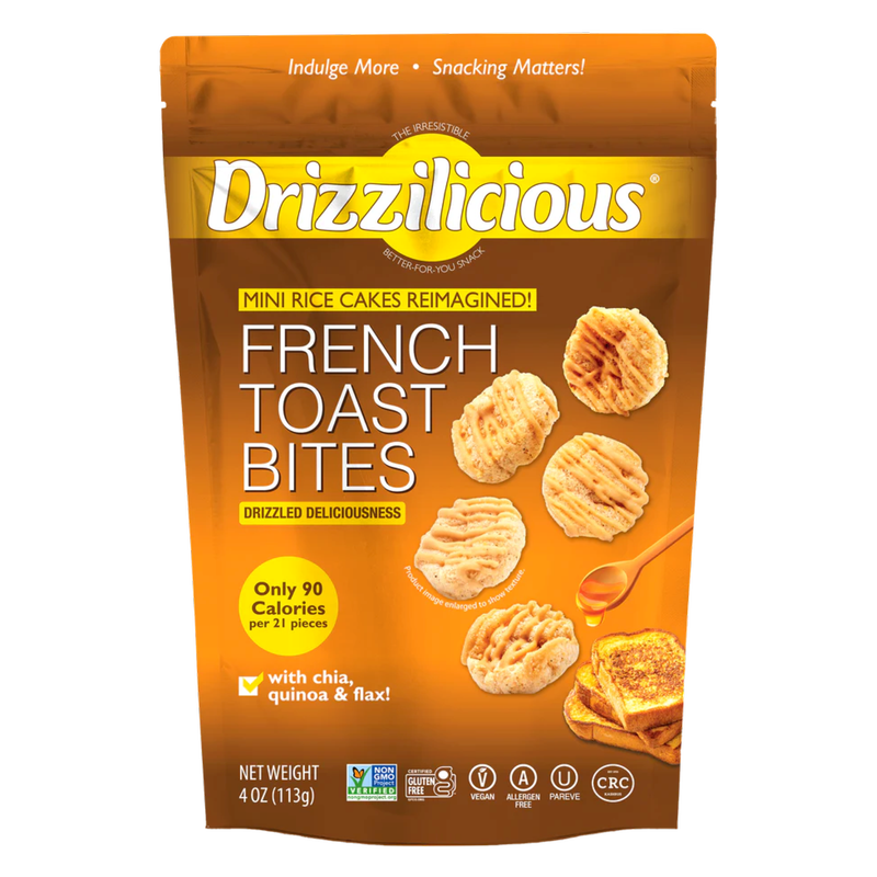 Drizzilicious  French Toast mini Rice Cake Mini Rice Cakes, 4oz