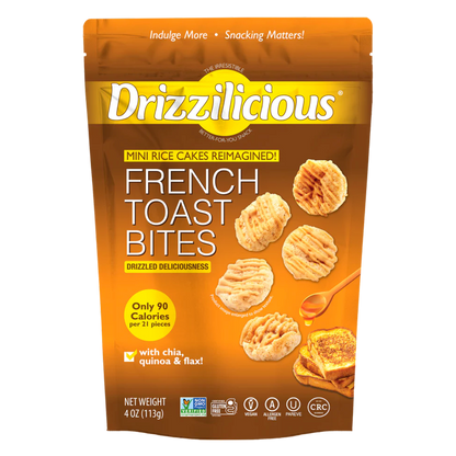 Drizzilicious  French Toast mini Rice Cake Mini Rice Cakes, 4oz