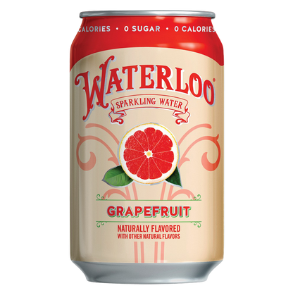Waterloo Grapefruit Sparkling Water 12oz Can