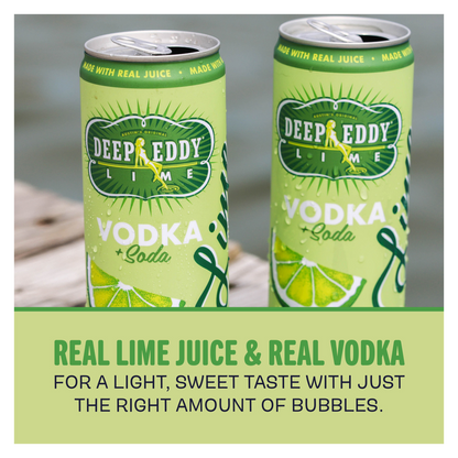 Deep Eddy Lime & Vodka Soda 4pk 12oz 4.5% ABV