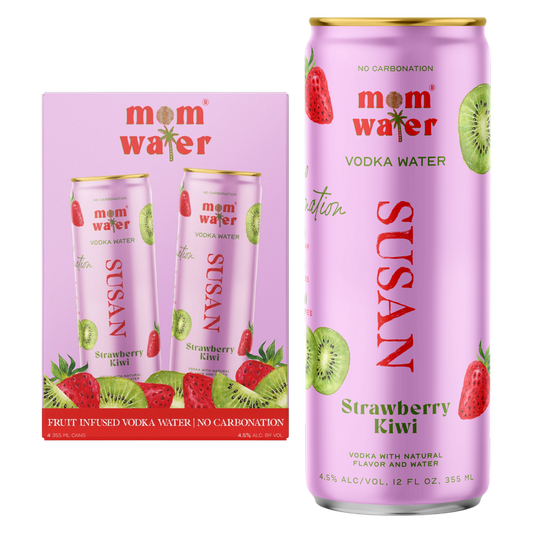 Mom Water Susan Strawberry Kiwi 4pk 12oz Can 4.5% ABV