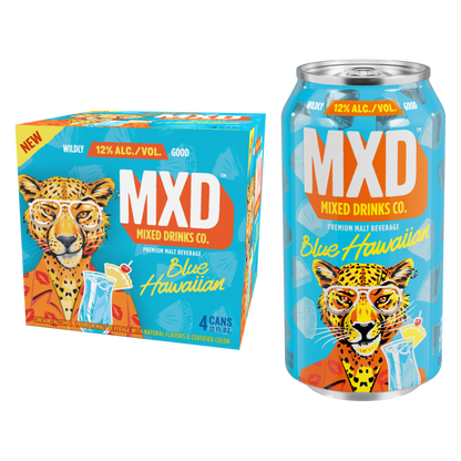 MXD Blue Hawaiian 4pk 12oz Can 12% ABV