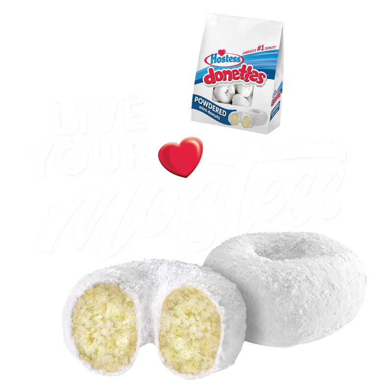 Hostess Donettes Powdered Mini Donuts Bag 10oz