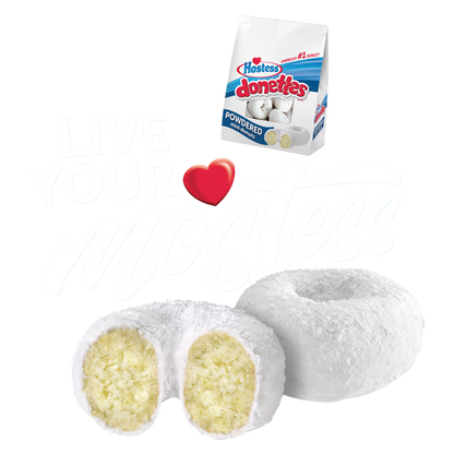 Hostess Donettes Powdered Mini Donuts Bag 10oz
