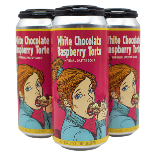 Wild Barrel White Chocolate Raspberry Torte 4pk 16oz Cans