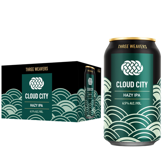 Three Weavers Cloud City Hazy IPA 6pk 12oz Can 5.8% ABV