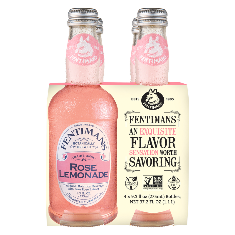 Fentiman's Rose Lemonade 4pk 9.3oz Glass Bottle