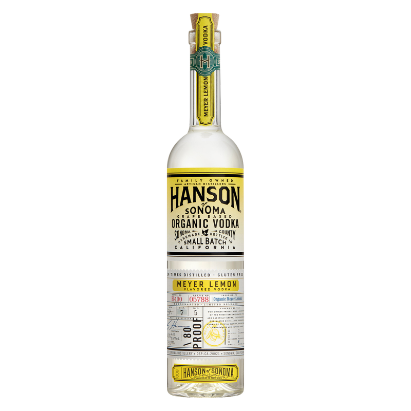 Hanson Organic Meyer Lemon Vodka 750ml
