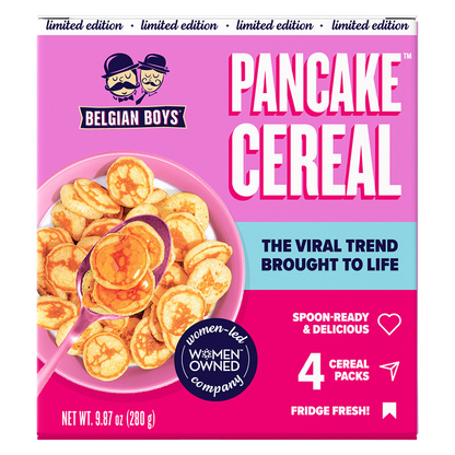 Belgian Boys Mini Pancake Cereal Snacks 4ct