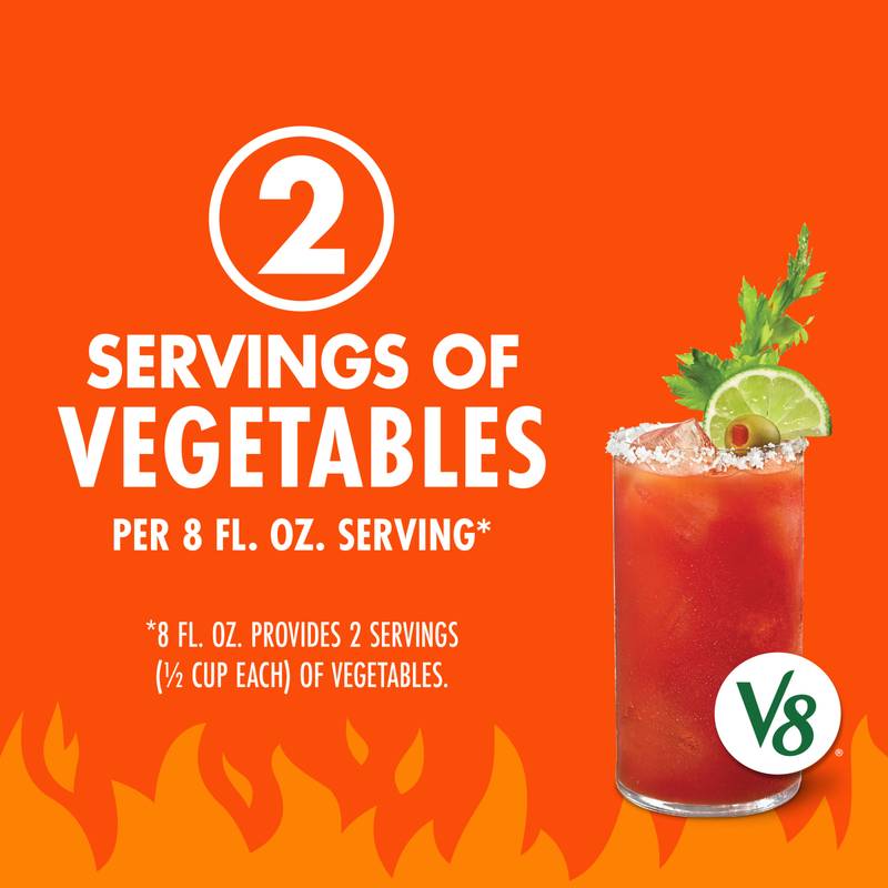 V8 Spicy Bloody Mary Mix 8oz 6pk Can