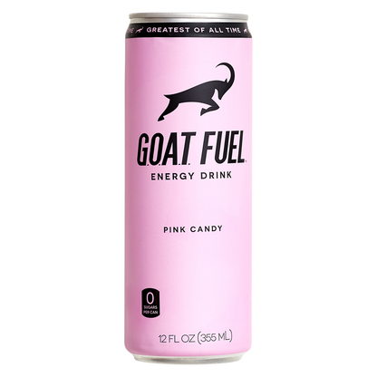 G.O.A.T. Fuel Pink Candy Energy Drink 12oz Can