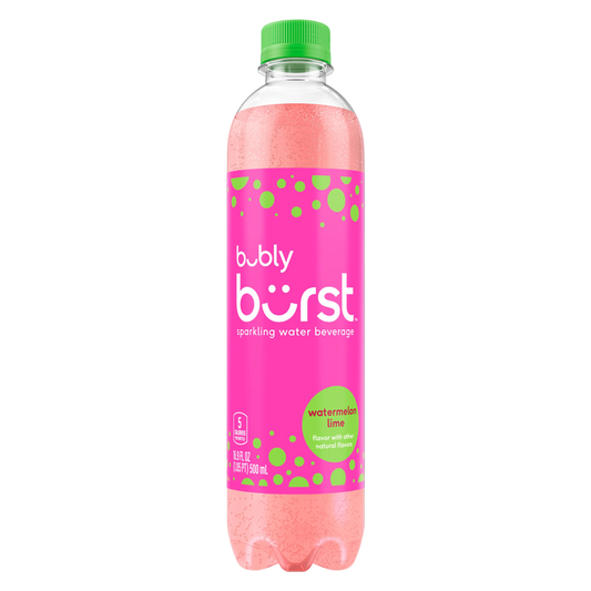 Bubly Burst Watermelon Lime 16.9oz Btl