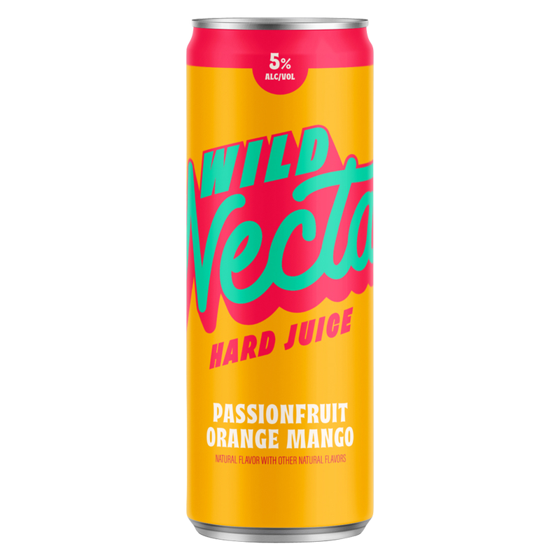 Wild Nectar Hard Juice Passion Fruit Orange Mango 4pk 12oz Can 5% ABV
