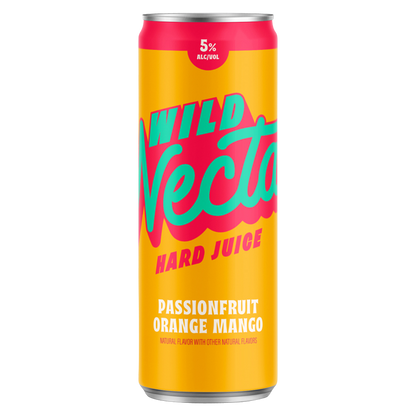 Wild Nectar Hard Juice Passion Fruit Orange Mango 4pk 12oz Can 5% ABV