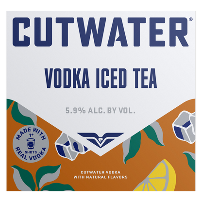 Cutwater Vodka Iced Tea 4pk 12oz Cans