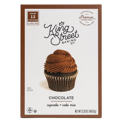King Street Baking - Chocolate Cupcake & Cake Baking Mix 12.33oz