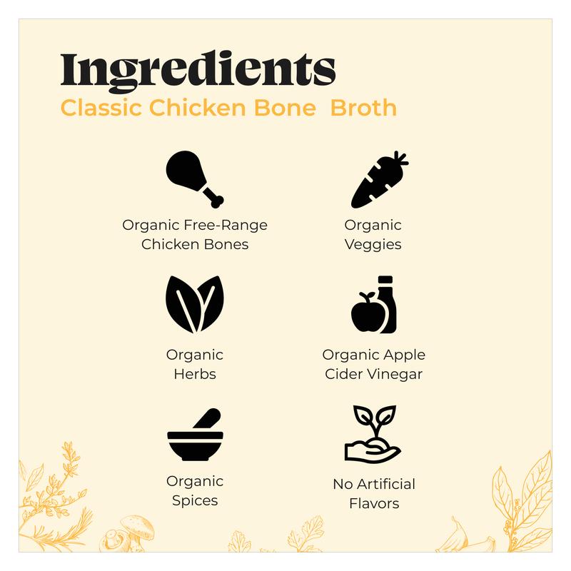 Kettle & Fire Chicken Bone Broth 16.9oz