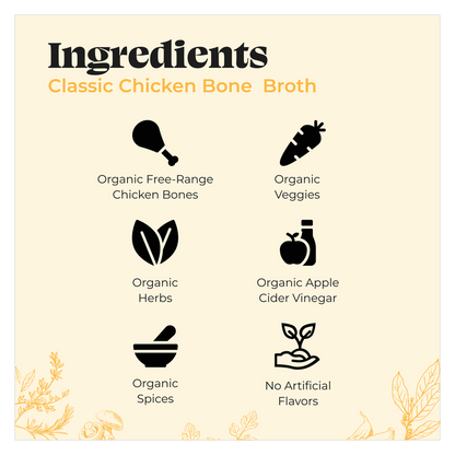 Kettle & Fire Chicken Bone Broth 16.9oz