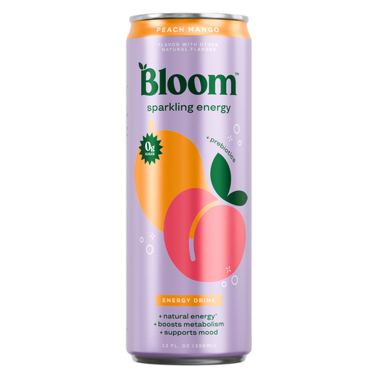 Bloom Energy Peach Mango 12oz Can