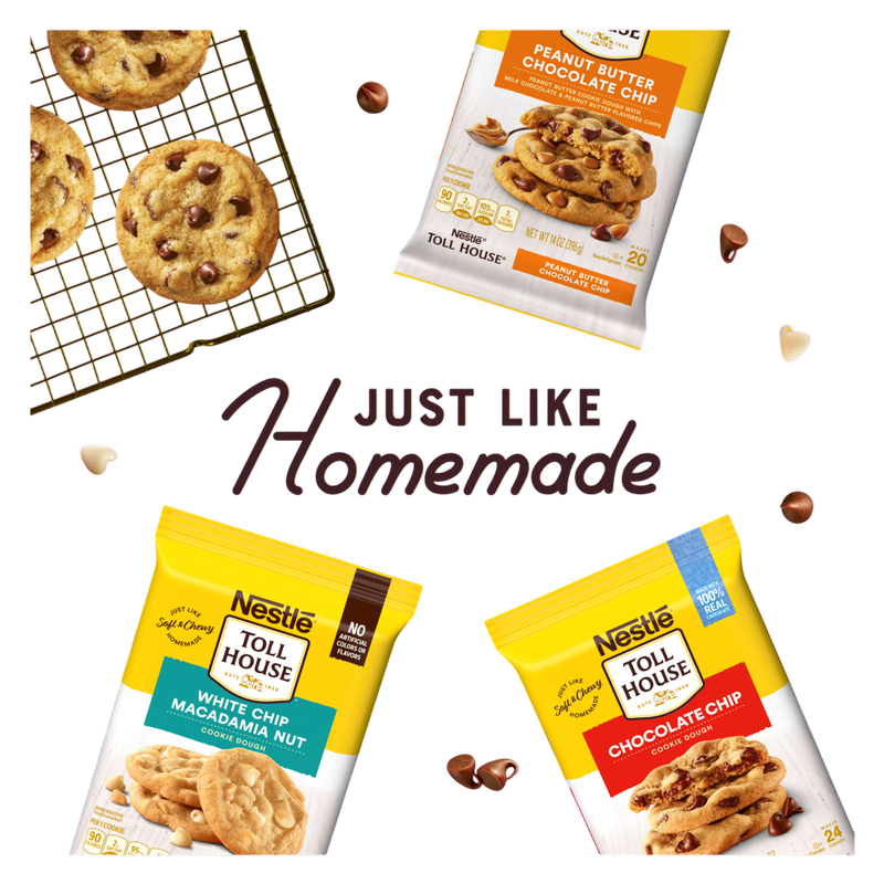 Nestle Toll House Chocolate Chip Cookie Ready to Bake Dough - 24ct/16.5oz