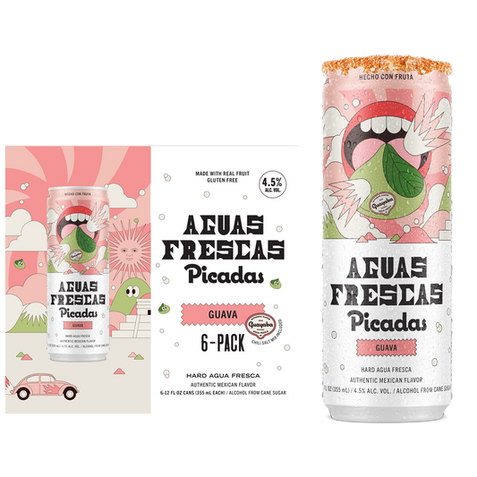 Picadas Hard Aguas Frescas Guava 6pk 12oz Can 4.5% ABV