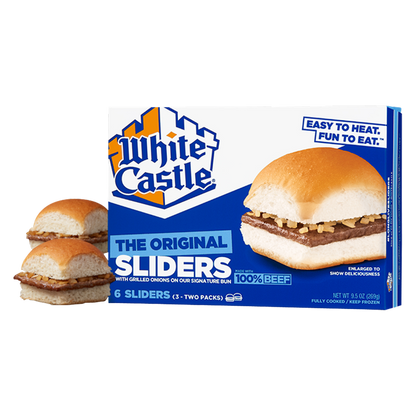 White Castle Original Hamburger Sliders 6ct 11oz