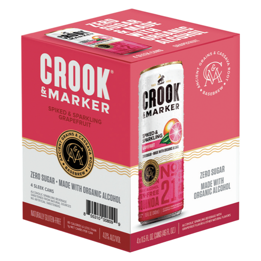 Crook & Marker Grapefruit 4pk 11.5oz Can
