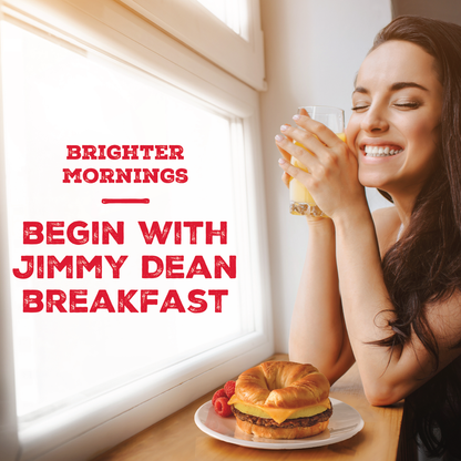 Jimmy Dean Sausage Egg & Cheese Frozen Croissant Sandwiches 4ct