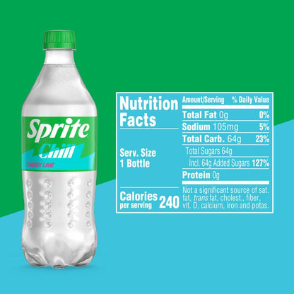 Sprite Chill Cherry Lime 20oz Btl