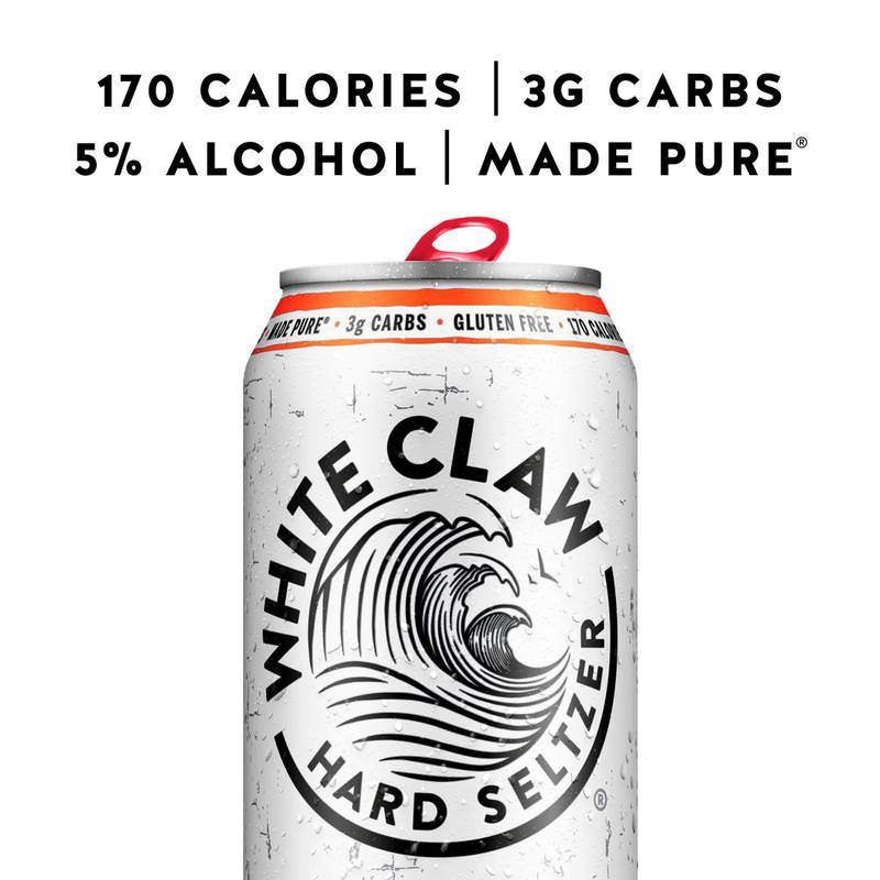 White Claw Strawberry Single 19.2oz Can 5% ABV