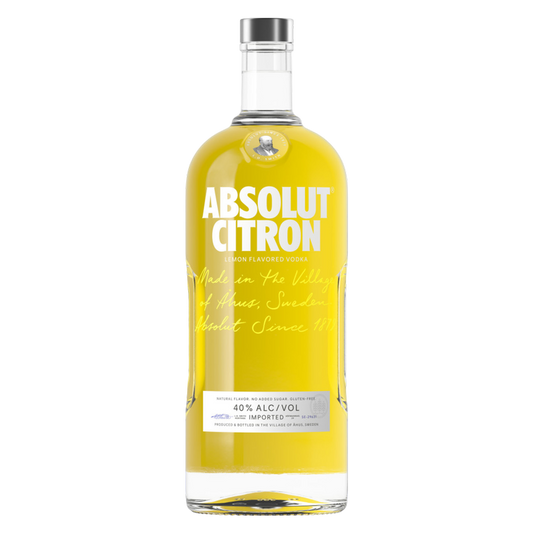 Absolut Citron Vodka 1.75L (80 Proof)