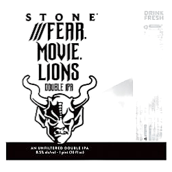 Stone Brewing Fear.Movie.Lions Double IPA (5 GAL KEG)