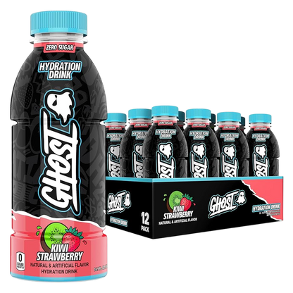 GHOST HYDRATION Kiwi Strawberry 12pk 16.9oz Btl
