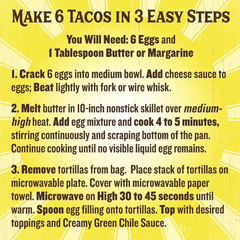 Old El Paso Breakfast Taco Kit 6ct