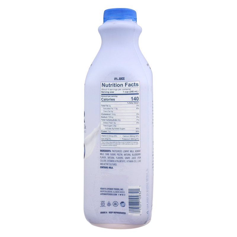Lifeway Low Fat Blueberry Kefir 32oz