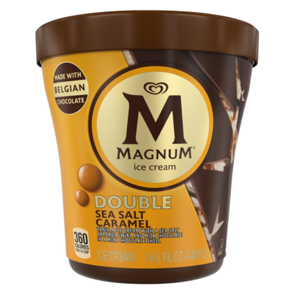 Magnum Double Sea Salt Caramel Ice Cream in Chocolate Shell 14.8oz