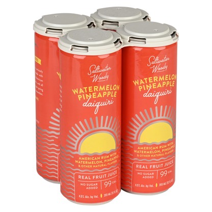 Saltwater Woody Watermelon Pineapple Daiquiri 4pk 12oz Can 4.5% ABV