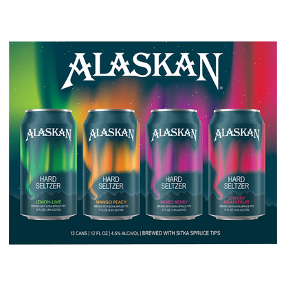 Alaskan Brewing Hard Seltzer Variety Pack 12pk 12oz Can