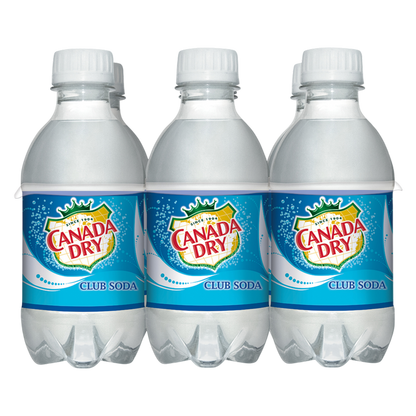 Canada Dry Club Soda 6pk 10oz Btl