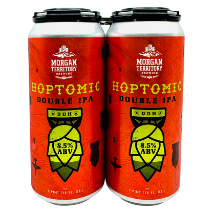 Morgan Territory Brewing Hoptomic Double IPA 4pk 16oz Can