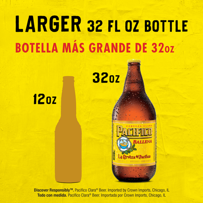 Pacifico 32oz Btl 4.4% ABV