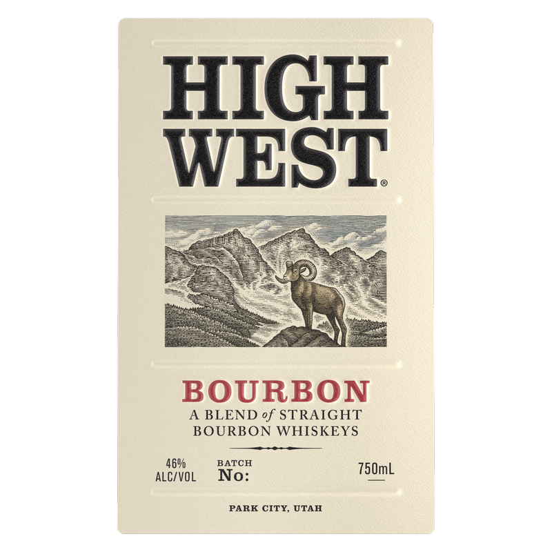 High West Bourbon 750ml (92 Proof)