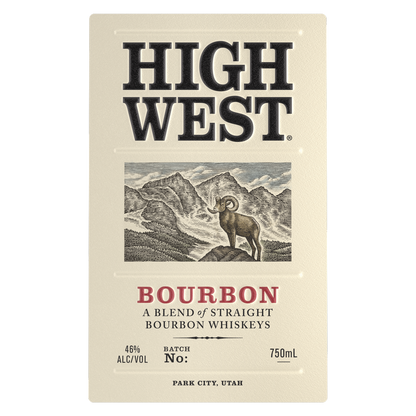High West Bourbon 750ml (92 Proof)