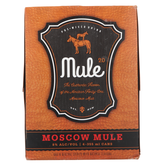 Mule 2.0 Moscow Mule 4pk 12oz Cans