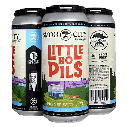 Smog City Little Bo Pils 4pk 16oz Can
