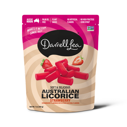 Darrell Lea Strawberry Licorice , 7oz