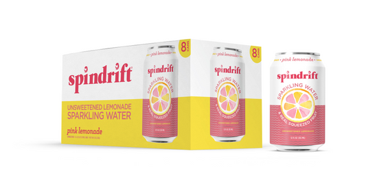 Spindrift Sparkling Water Pink Lemonade 8pk 12oz Can